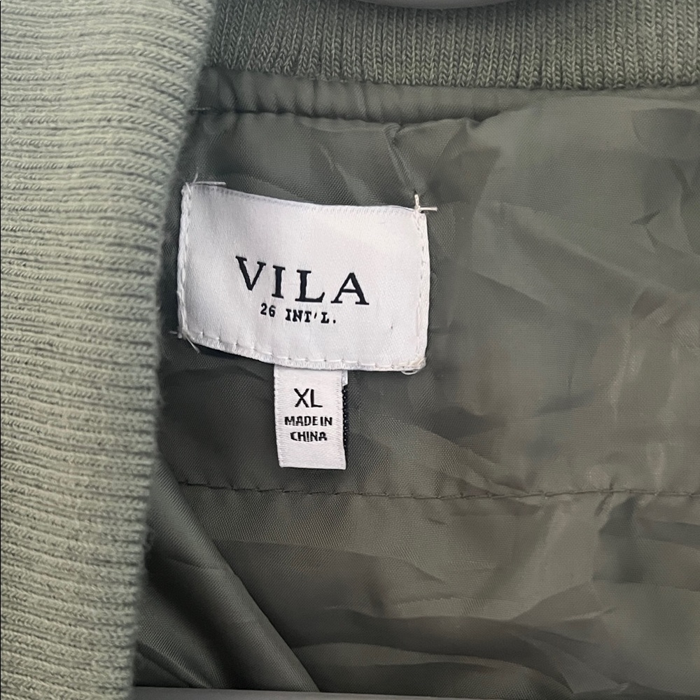 VILA Olive Green Jacket - Picture 2 of 4